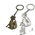 Metal Fox Keychain Bag Charm view 5