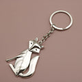 Metal Fox Keychain Bag Charm view 3