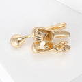 Alloy Cartoon Tooth Mirror Brooch Pin For Dress Decoration view 3
