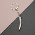 Metal Horn Keychain Key Ring view 1