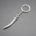 Metal Horn Keychain Key Ring view 3