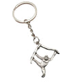 Zinc Alloy Minimal Gorilla Keychain Bag Charm Key Ring view 5