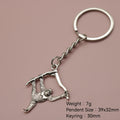 Zinc Alloy Minimal Gorilla Keychain Bag Charm Key Ring view 2