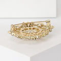 Alloy Oval Rhinestone Brooch Pin For Shawls Coats And Jackets view 3