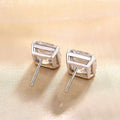 Classic Square Sugar Crystal Stud Earrings European Court Style Princess Earrings view 4