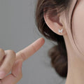 Exquisite Butterfly Stud Earrings For Women, Sparkling Light Luxury Fairy Inspired Ear Jewelry view 4