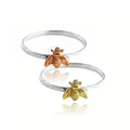 Two Tone Honey Bee Ring For Women, European American Cute Animal Fresh Style Fashion Ring view 4