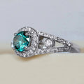Elegant Palace Style Statement Ring, Sparkling Luxury Fashion Finger Ring For Women view 2