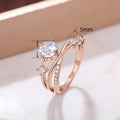 French Luxury Planet Orbit Ring For Women, Sparkling Cosmic Adjustable Index Finger Jewelry view 5