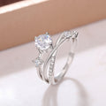French Luxury Planet Orbit Ring For Women, Sparkling Cosmic Adjustable Index Finger Jewelry view 4
