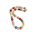Dopamine Color Faux Pearl Sweater Necklace Korean Light Luxury Geometric Round Bead Choker view 5