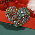 Alloy Heart Brooch Pin For Coats And Fashion Apparel view 4