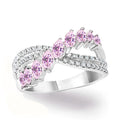 New Fashion Copper Jewelry Inlaid Marquise Royal Ring Creative Cross Border Women's Finger Ring view 4