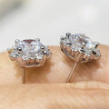 New Sunflower Stud Earrings For Women, Delicate Minimal Korean Japanese Style Everyday Ear Jewelry view 3