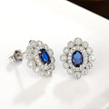 European Fashion Sunflower Stud Earrings Elegant Classic Statement Flower Ear Jewelry view 4