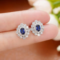European Fashion Sunflower Stud Earrings Elegant Classic Statement Flower Ear Jewelry view 2