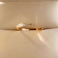 Simple Mobius Ring Couple Wedding Bands Fashion Simulated Engagement Rings For Lovers view 5