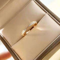 Simple Mobius Ring Couple Wedding Bands Fashion Simulated Engagement Rings For Lovers view 4