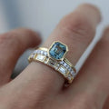 New Light Luxury Three Piece Ring Set For Women, Queen Style Elegant Statement Finger Rings view 2