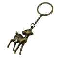 Zinc Alloy Deer Keychain For Bag Charm Gift view 5