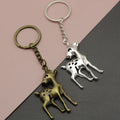 Zinc Alloy Deer Keychain For Bag Charm Gift view 1