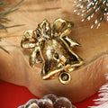 Alloy Rhinestone Enamel Bell Brooch For Christmas Apparel view 3