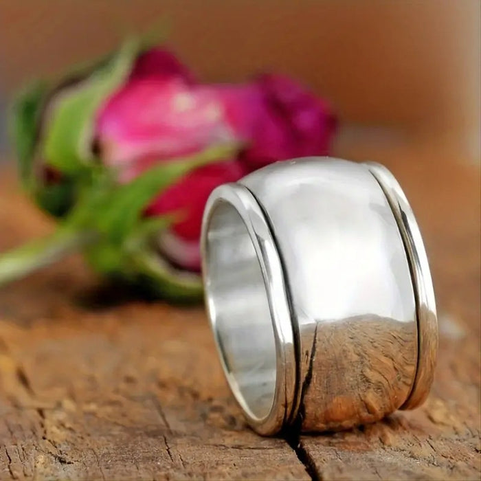 Wide Copper Couple Band Ring Plain Unisex Index Finger Ring For Fashion Jewelry