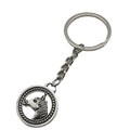 Metal Horse Head Shape Keychain Bag Charm Gift view 5