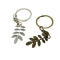 Metal Minimalist Leaf Keychain Bag Charm Gift view 5