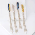 Alloy Rhinestone Wheat Tassel Brooch For Fashion Lapel Accessories view 1