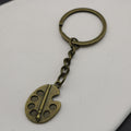 Zinc Alloy Minimal Easel Palette Keychain Bag Charm Fashion Accessory view 6
