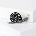 Alloy Enamel Cute Snail Brooch Pin For Coats And Suits view 2