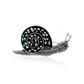 Alloy Enamel Cute Snail Brooch Pin For Coats And Suits view 5
