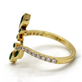 Forest Style Olive Branch Tender Leaf Ring Fresh European American Geometric Finger Jewelry view 4
