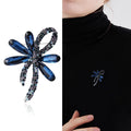 Fashion Alloy Rhinestone Bow Brooch For Womens Garment Decoration view 2