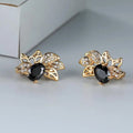 Personalized Floral Ear Cuff Earrings, Petal Flower Elegant Fashion Popular Earrings For Women view 3