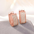 Luxury Ear Cuff Style Earrings, Fashion Bridal Hollow Out Design Elegant Ear Jewelry For Women view 8