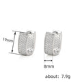 Luxury Ear Cuff Style Earrings, Fashion Bridal Hollow Out Design Elegant Ear Jewelry For Women view 5