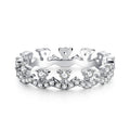 Princess Small Crown Light Luxury Ring, Lace Wave Stackable Women's Finger Ring With Elegant Style view 2