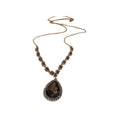 Rhinestone Teardrop V Shape Long Alloy Sweater Necklace, Elegant Light Luxury Pendant For Women view 5