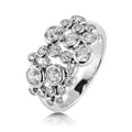 Irregular Starry Zircon Ring For Women, Royal Luxury Round Fashion Jewelry view 2