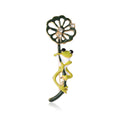 Alloy Frog Leaf Brooch Minimalist Lapel Pin For Women's Cardigans view 5