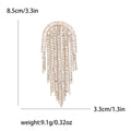 Alloy Rhinestone Tassel Brooch Pin For Women's Blazers view 6