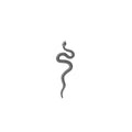 Exaggerated Snake Shape Brooch, Creative Minimalist Animal Clothing Accessory Lapel Pin view 5