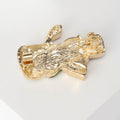 Alloy Enamel Snowman Brooch For Halloween Apparel Decoration view 3
