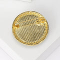 Alloy Cracked Flower Brooch Vintage Ethnic Style Lapel Pin For Accessories view 3