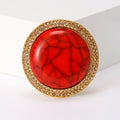 Alloy Cracked Flower Brooch Vintage Ethnic Style Lapel Pin For Accessories view 2