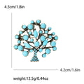 Alloy Money Tree Brooch For Stylish Plant Clothing Decoration view 6