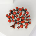 Alloy Money Tree Brooch For Stylish Plant Clothing Decoration view 5