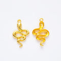 Zinc Alloy Snake Charm Pendant No.432231 for DIY Necklace Bracelet Jewelry Making view 5
